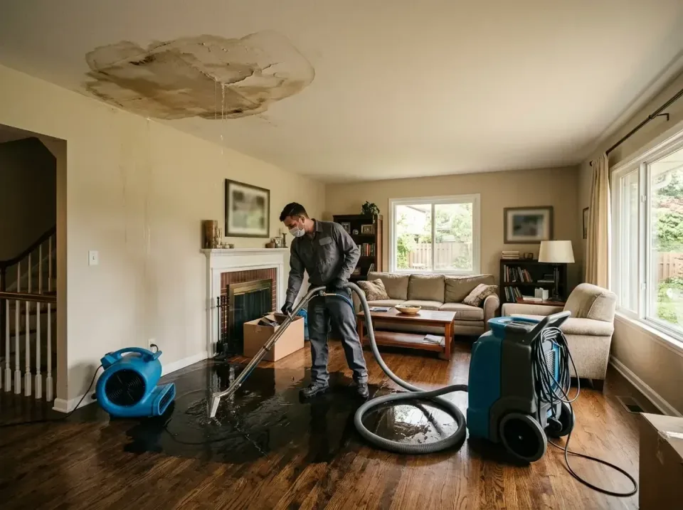 attic-pipe-burst-ceiling-drip-008 — frequently asked questions, Water Damage Restoration & Carpet Care in Newington Forest,…